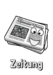 Materialkarte Zeitung